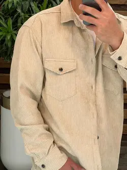 پیراهن مخمل کبریتی مردانه کد 944 شیک و راحت درمجموعه ونوس مد