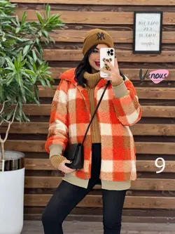 خرید اینترنتی کاپشن تدی طرحدار پایین کش کد 2191 در ونوس مد