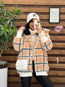 خرید اینترنتی کاپشن تدی طرحدار پایین کش کد 2191 در ونوس مد