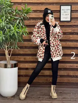 خرید اینترنتی کاپشن تدی طرحدار پایین کش کد 2191 در ونوس مد