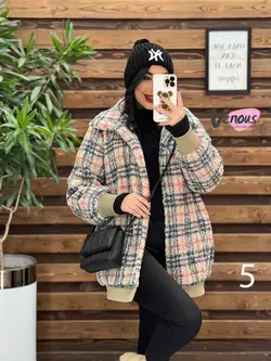 خرید اینترنتی کاپشن تدی طرحدار پایین کش کد 2191 در ونوس مد