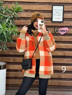 خرید اینترنتی کاپشن تدی طرحدار پایین کش کد 2191 در ونوس مد