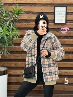 خرید اینترنتی کاپشن تدی طرحدار پایین کش کد 2191 در ونوس مد