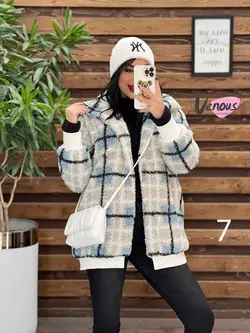 خرید اینترنتی کاپشن تدی طرحدار پایین کش کد 2191 در ونوس مد