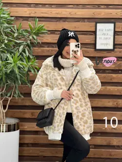 خرید اینترنتی کاپشن تدی طرحدار پایین کش کد 2191 در ونوس مد