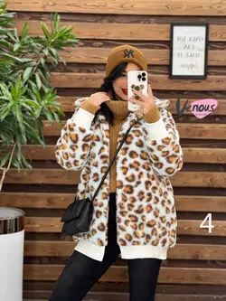 خرید اینترنتی کاپشن تدی طرحدار پایین کش کد 2191 در ونوس مد