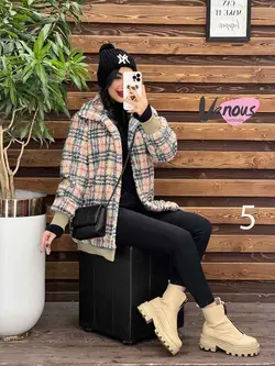 خرید اینترنتی کاپشن تدی طرحدار پایین کش کد 2191 در ونوس مد