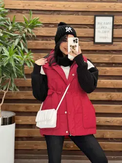 خرید اینترنتی پافر سیلیکونی کمردار کد 2252 فروشگاه ونوس مد