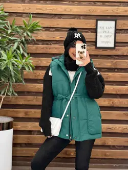 خرید اینترنتی پافر سیلیکونی کمردار کد 2252 فروشگاه ونوس مد