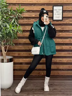 خرید اینترنتی پافر سیلیکونی کمردار کد 2252 فروشگاه ونوس مد