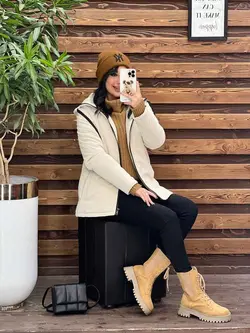 خرید اینترنتی کاپشن سیلیکونی دوجیب کد 2253 فروشگاه ونوس مد