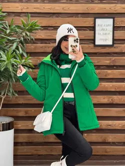 خرید اینترنتی کاپشن سیلیکونی دوجیب کد 2253 فروشگاه ونوس مد