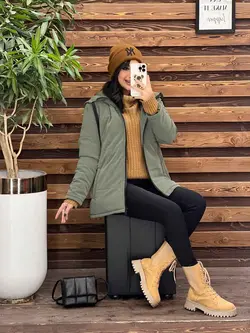 خرید اینترنتی کاپشن سیلیکونی دوجیب کد 2253 فروشگاه ونوس مد