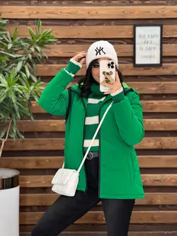 خرید اینترنتی کاپشن سیلیکونی دوجیب کد 2253 فروشگاه ونوس مد