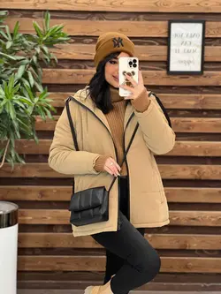 خرید اینترنتی کاپشن سیلیکونی دوجیب کد 2253 فروشگاه ونوس مد