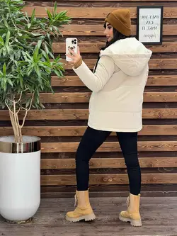 خرید اینترنتی کاپشن سیلیکونی دوجیب کد 2253 فروشگاه ونوس مد