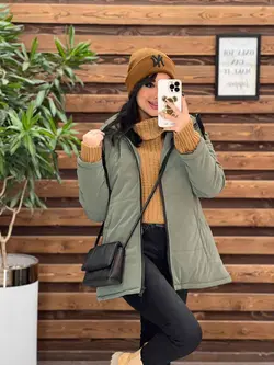 خرید اینترنتی کاپشن سیلیکونی دوجیب کد 2253 فروشگاه ونوس مد