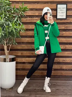 خرید اینترنتی کاپشن سیلیکونی دوجیب کد 2253 فروشگاه ونوس مد