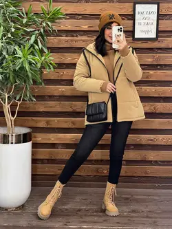 خرید اینترنتی کاپشن سیلیکونی دوجیب کد 2253 فروشگاه ونوس مد