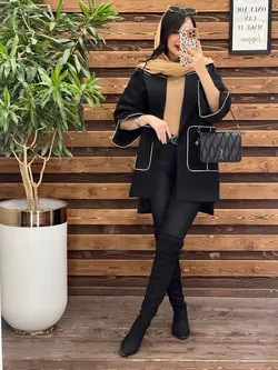 پالتو فوتر مغزی دوزی کد 2266 شیک و خاص در مجموعه ونوس مد