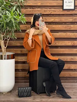 پالتو فوتر مغزی دوزی کد 2266 شیک و خاص در مجموعه ونوس مد