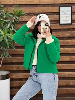 کاپشن کوتاه سیلیکونی دوجیب کد 2265 شیک و جذاب در ونوس مد