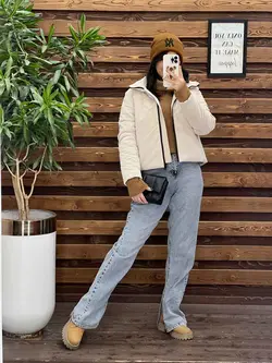 کاپشن کوتاه سیلیکونی دوجیب کد 2265 شیک و جذاب در ونوس مد