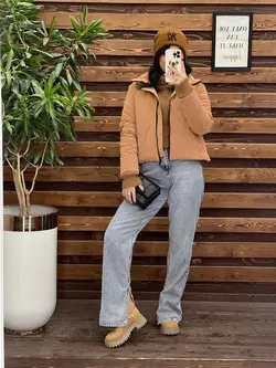 کاپشن کوتاه سیلیکونی دوجیب کد 2265 شیک و جذاب در ونوس مد