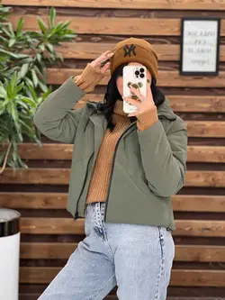 کاپشن کوتاه سیلیکونی دوجیب کد 2265 شیک و جذاب در ونوس مد