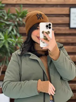 کاپشن کوتاه سیلیکونی دوجیب کد 2265 شیک و جذاب در ونوس مد