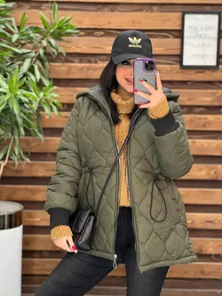 خرید اینترنتی کاپشن دوخت گلدونی آستنی کش بافت  کد 2302 ونوس