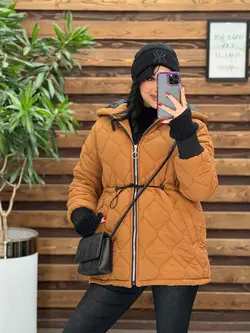 خرید اینترنتی کاپشن دوخت گلدونی آستنی کش بافت  کد 2302 ونوس