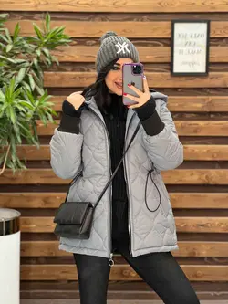 خرید اینترنتی کاپشن دوخت گلدونی آستنی کش بافت  کد 2302 ونوس