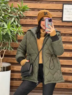 خرید اینترنتی کاپشن دوخت گلدونی آستنی کش بافت  کد 2302 ونوس