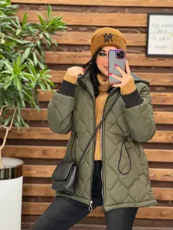 خرید اینترنتی کاپشن دوخت گلدونی آستنی کش بافت  کد 2302 ونوس