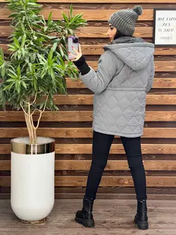 خرید اینترنتی کاپشن دوخت گلدونی آستنی کش بافت  کد 2302 ونوس