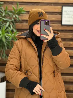 خرید اینترنتی کاپشن دوخت گلدونی آستنی کش بافت  کد 2302 ونوس