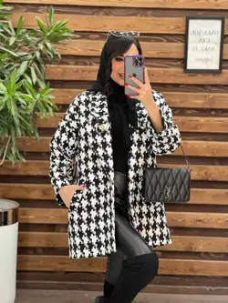 پالتو پیچازی دکمه چوبی کد 2330 شک و خاص در مجموعه ونوس مد