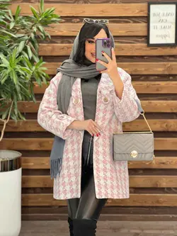 پالتو پیچازی دکمه چوبی کد 2330 شک و خاص در مجموعه ونوس مد