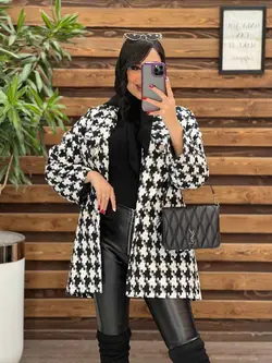 پالتو پیچازی دکمه چوبی کد 2330 شک و خاص در مجموعه ونوس مد