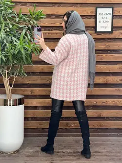 پالتو پیچازی دکمه چوبی کد 2330 شک و خاص در مجموعه ونوس مد