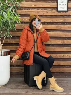 خرید اینترنتی کاپشن لوزی دوزی جلوزیپ کد 2362 فروشگاه ونوس مد