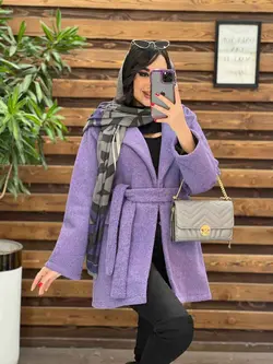 پالتو فوتر دوجیب کمردار کد 2390 شیک و خاص در مجموعه ونوس مد