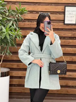 پالتو فوتر دوجیب کمردار کد 2390 شیک و خاص در مجموعه ونوس مد