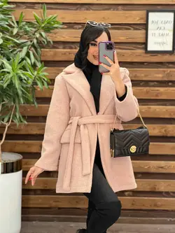 پالتو فوتر دوجیب کمردار کد 2390 شیک و خاص در مجموعه ونوس مد