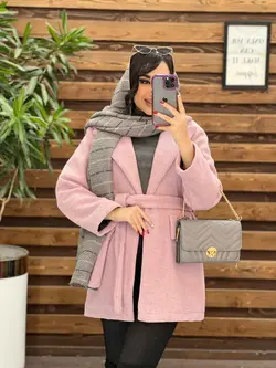 پالتو فوتر دوجیب کمردار کد 2390 شیک و خاص در مجموعه ونوس مد