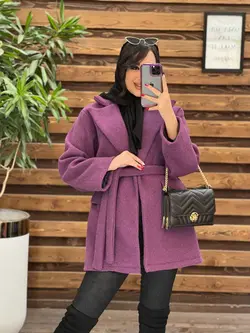 پالتو فوتر دوجیب کمردار کد 2390 شیک و خاص در مجموعه ونوس مد