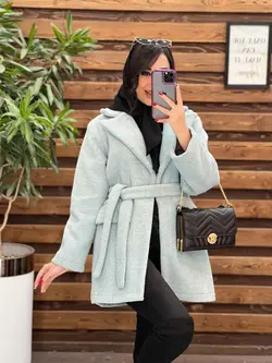 پالتو فوتر دوجیب کمردار کد 2390 شیک و خاص در مجموعه ونوس مد