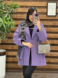 پالتو فوتر دوجیب کمردار کد 2390 شیک و خاص در مجموعه ونوس مد