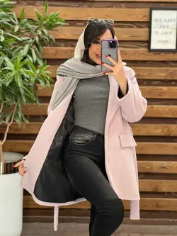 پالتو فوتر دوجیب کمردار کد 2390 شیک و خاص در مجموعه ونوس مد